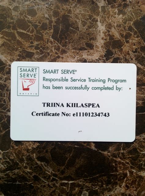 replacement smart serve card|smart serve certification for uber.